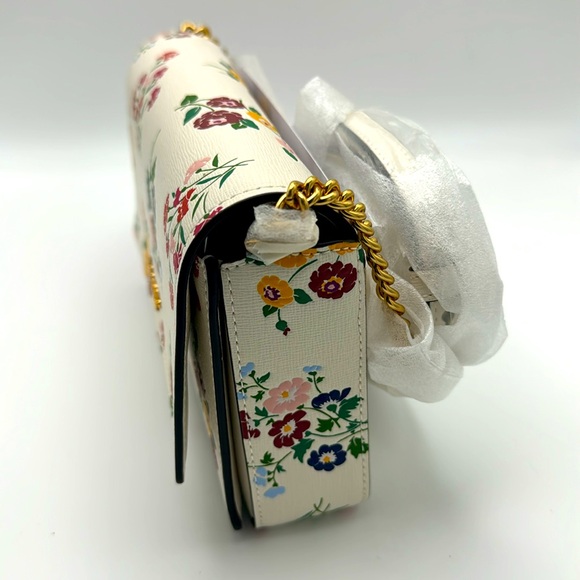 Kate Spade Morgan Bouquet Toss Embossed Flap Chain Bag - Picture 11 of 12